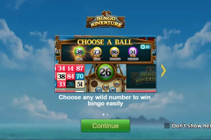 Bingo-Adventure-Game